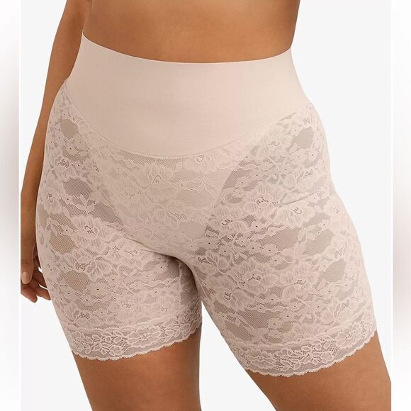 NWT Women's Tame Your Tummy Lace Shorty Shorts DMS095 - Picture 2 of 14